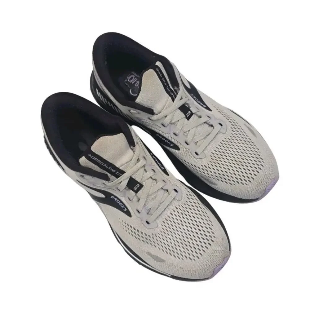 Brooks Adrenaline GTS 23 Womens Running Shoes Size 11 Gray Purple Athletic